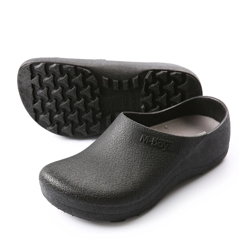 Hotel Kitchen Clogs Non-slip Chef Shoes Casual Flat Work Breathable Resistant Cook Working Size Plus 37-46 | Обувь
