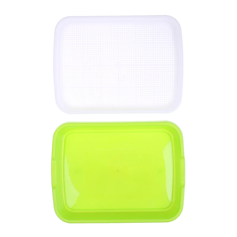

Seedling Tray Plastic Double-Layer Seedling Nursery Tray Hydroponics Basket