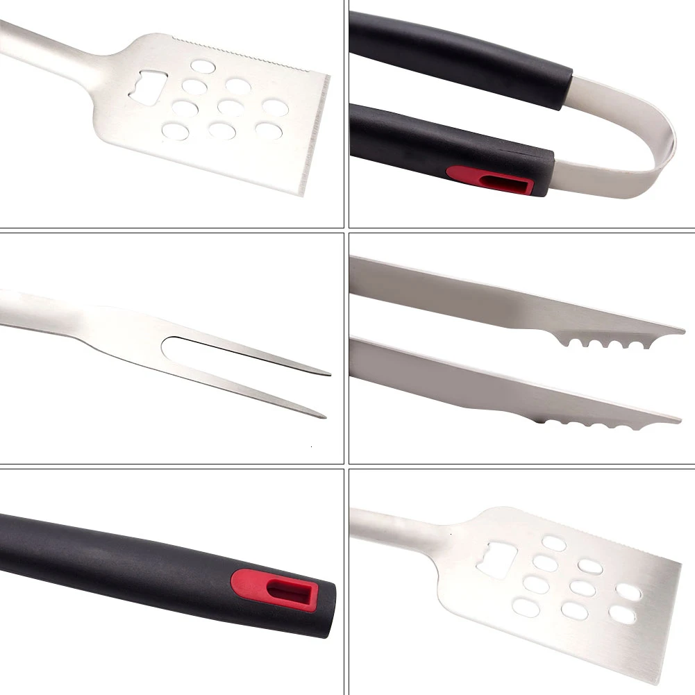 Набор инструментов из нержавеющей стали для барбекю и гриля аксессуары