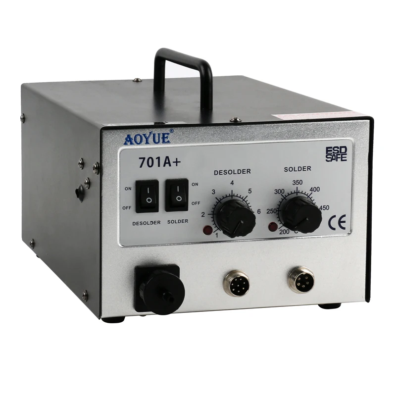 AOYUE 701A + бренд 2 в 1 BGA станция для распайки Электрический вакуумный насос паяльная