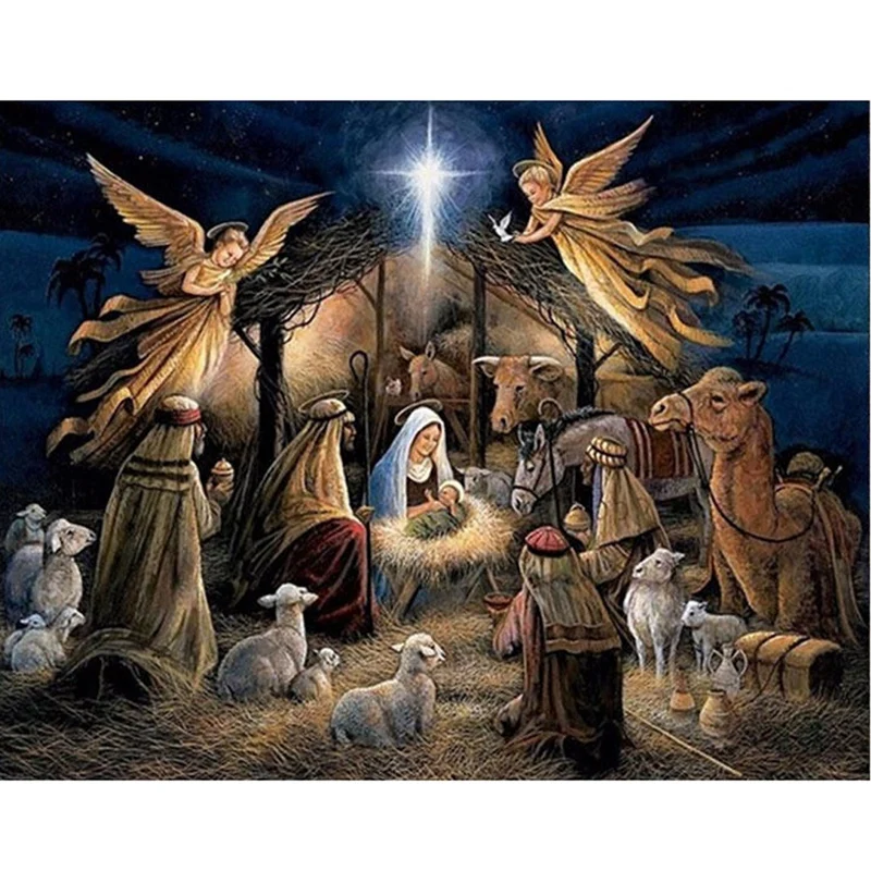 DIY 5D Diamond Painting Angels Embroidery Cross Stitch Crafts Home Decor | Дом и сад