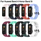Ремешок силиконовый для наручных часов Honor Band 4 5i, сменный спортивный браслет для Huawei Honor Band 5i 4