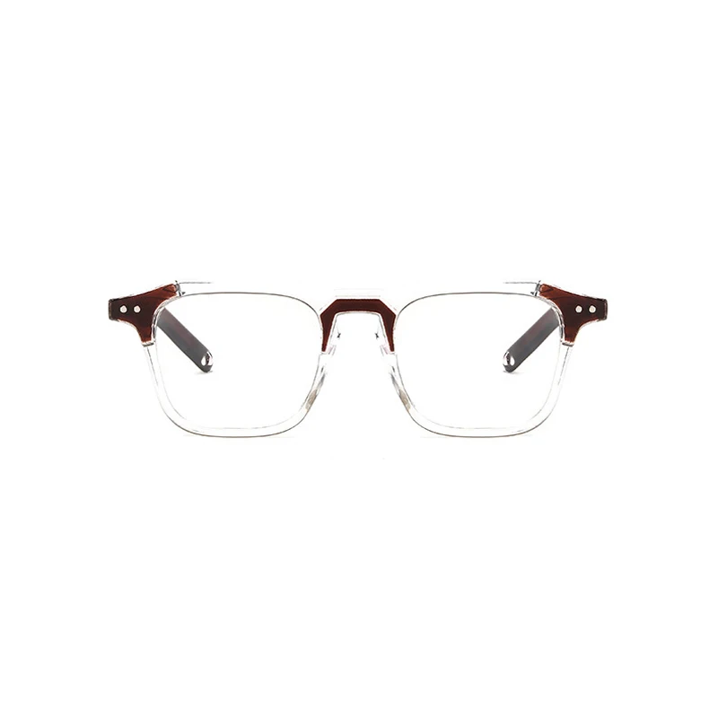 

Elbru New Square Glasses Frame Fashion Classic Transparent Frame Goggles Optical Eyeglasses Plain Spectacles For Men And Women