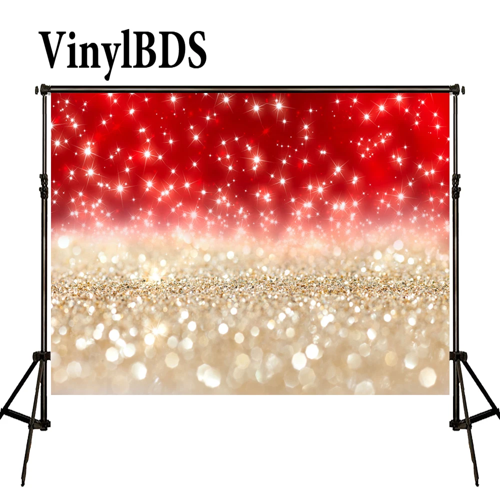 

VinylBDS Backgrounds Fotografia Red Glitter Wall Fundo Fotografico Madeira Yellow Spot Floor Backdrops For Photo Studio