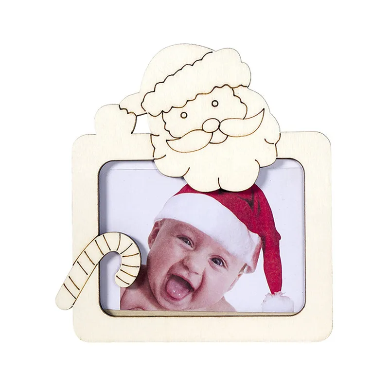 Новые рождественские украшения Мини Деревянные Рождественские фото