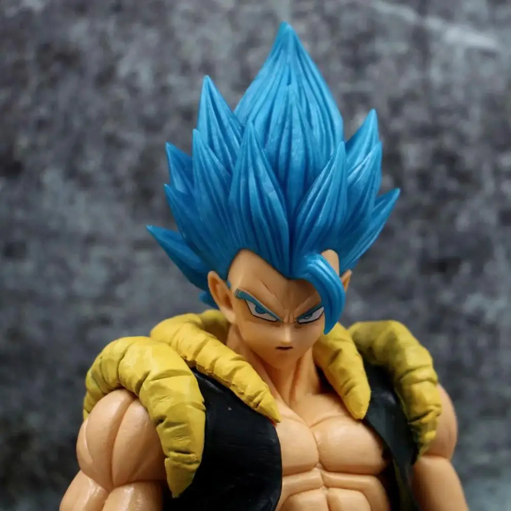 Аниме 32 см Dragon Ball Super GROS Grandista ROS Gogeta синие волосы ПВХ фигурка Коллекция Модель игрушки подарок