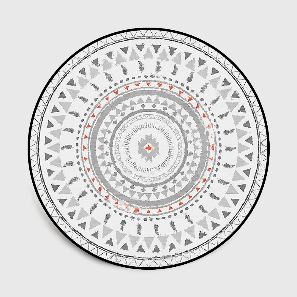 Новый простой скандинавский домашний геометрический ковер с рисунком Детский