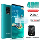 Гидрогелевая пленка 40D для Xiaomi Redmi Note 10 Pro 9 9S 10S, защита для экрана Mi 11 Ultra Lite Note10 Pro 10T 11 i 9T 9SE, не стекло