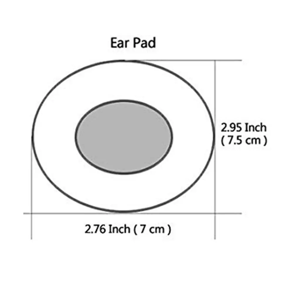 

1 Pair Headphones Replacement Earplugs Ear Pad Cover For Beats Solo 3 Solo 2 Earphone Replacement Cover