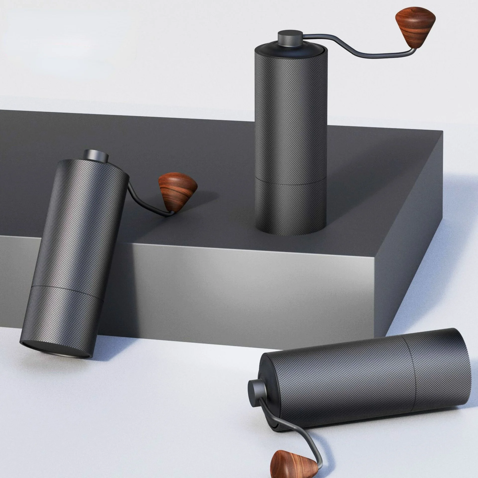 

Frosted Hand Grinding Hand Grinding Coffee Bean Grinder Portable Gift Box Fine Grain Coffee Grinder 15g High-end