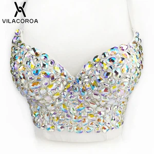 Женский топ без рукавов, с открытой спиной, с блестками