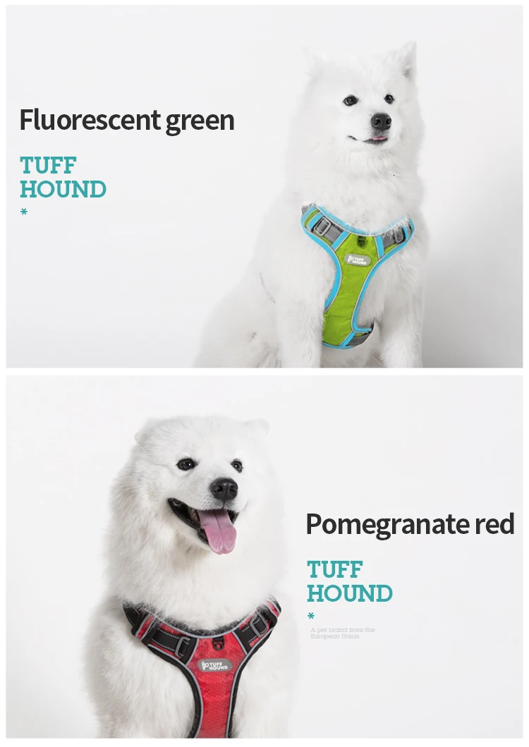 TUFF HOUND товары для домашних животных нейлоновый жилет для собак K9 дышащий и удобный пояс для собак большой маленький бульдог быстросъемный