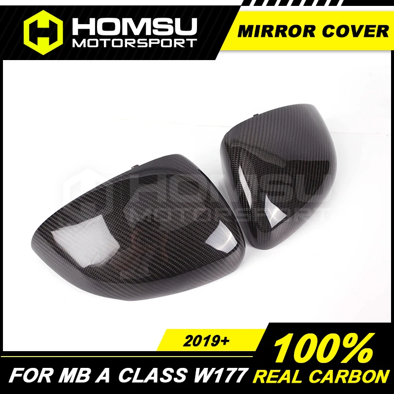 Крышка для зеркала из углеродного волокна Merce-des Benz A180 A200 A220 A260 задний спойлер