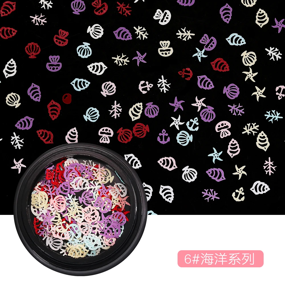 Синий зоопарк Макарон лист для ногтей красочные милые птицы наклейки цветок