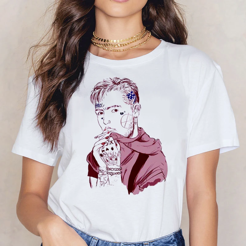 Lil, Мужская футболка,, короткий рукав, футболка с круглым вырезом, высокое качество, хип-хоп футболка, белые летние топы, уличная одежда, s-xxxl
