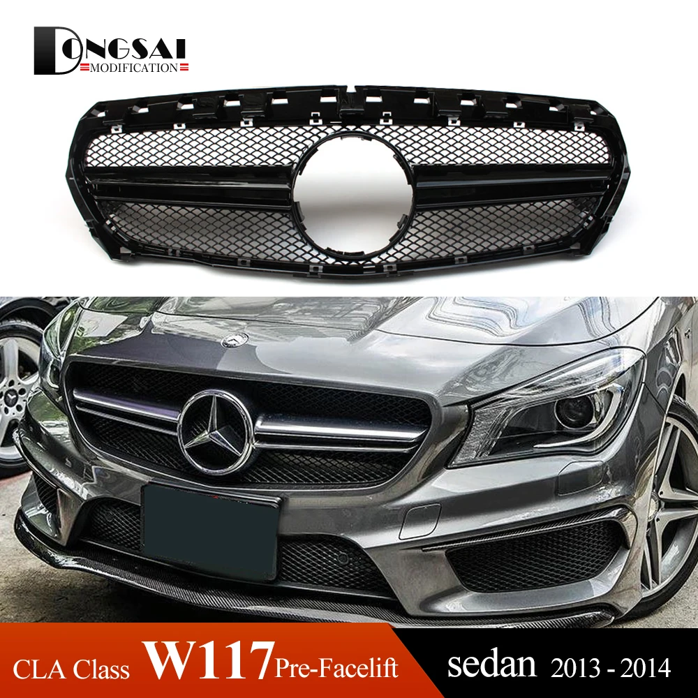 Panamericana GT стиль бриллианты CLA45 вид решетка для Mercedes CLA класс Benz W117 C117 4 двери купе X117 стрельба тормоз