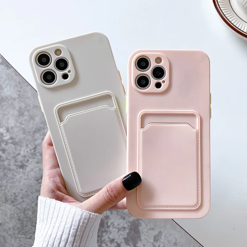 

Top-Inmax Fashion Wallet Funda With Card Holder Soft TPU mobile phone bags & cases For iPhone 12 11 Pro X XR XS Max 7 8 Plus