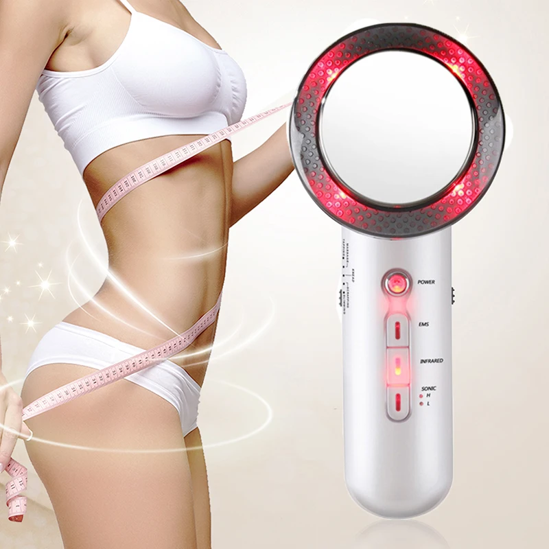 Infrared Ultrasonic EMS Body Slimming Massager Weight Loss Fat Burner Galvanic Therapy Ultrasound Cavitation Beauty Machine