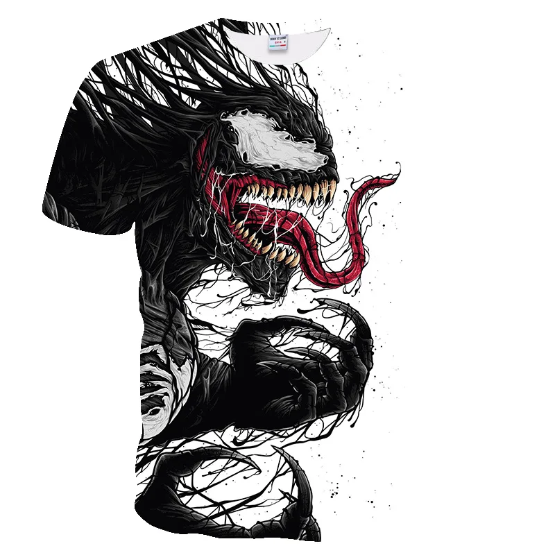 Новинка 2020 мужские 3d футболки новейшая Футболка Venom &quotМарвел&quot с 3D принтом для