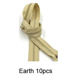 DG001-Earth Класс AAA 3#20 шт закрытые невидимые молнии 28 см для подушки, платья, 60 см DIY Швейные наборы Аксессуары молнии 40 см - Цвет: DG001-Earth