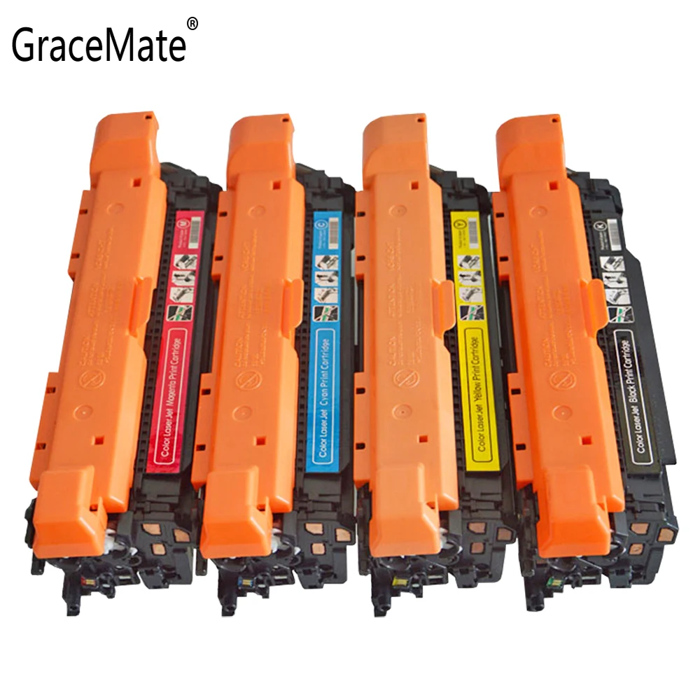 Тонер картридж GraceMate CB540A CB541A CB542A CB543A совместимый с принтером HP LaserJet CP1215 CP1515n CP1518ni