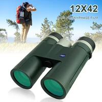 12x42 hd binoculars professional telescopes bak4 prism waterproof binoculars portable for bird watching hunting outdoor travel