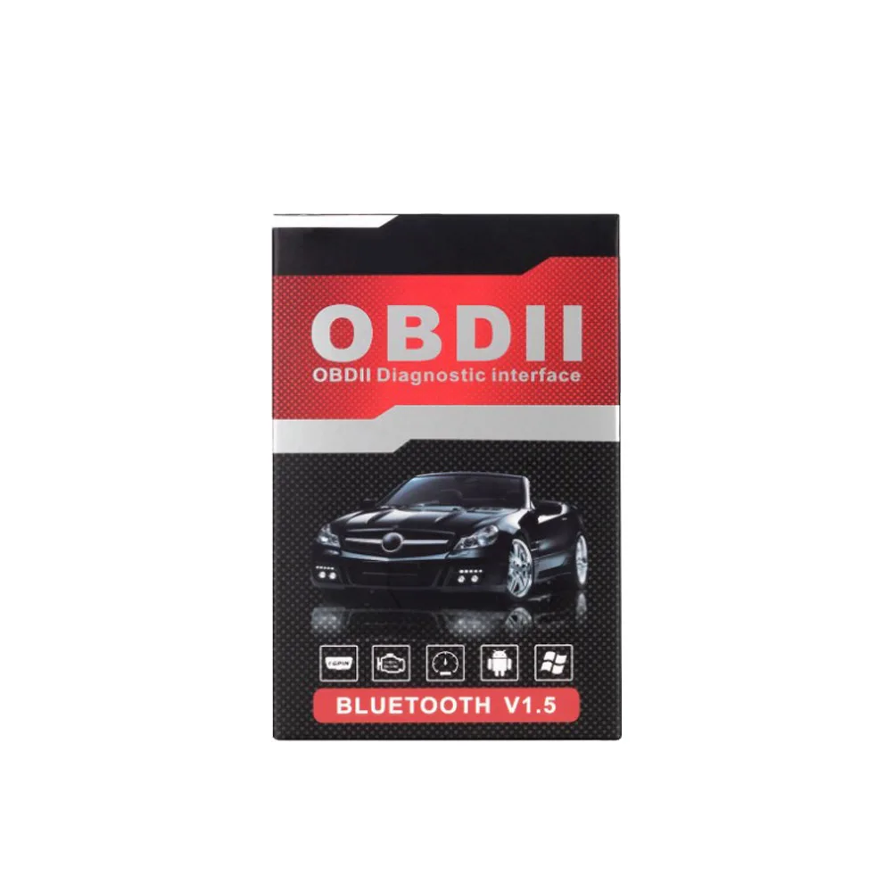 Диагностический адаптер интерфейса OBD 2 Bluetooth V1.5 для Android/ПК VW Polo/ EOS / Golf GTI Jetta Passat CC