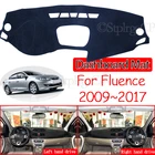 Противоскользящий коврик для приборной панели для Renault Fluence 2009  2017 Samsung SM3, Солнцезащитный коврик, автомобильные аксессуары 2012 2014 2015 2016