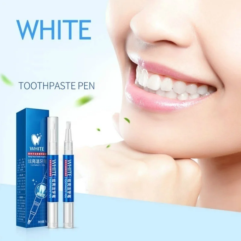 

1PC Magic Natural Teeth Whitening Pen Tooth Gel Oral Care Remove Stains Tooth Cleaning Teeth Whitener Tools Home Tooth Bleaching