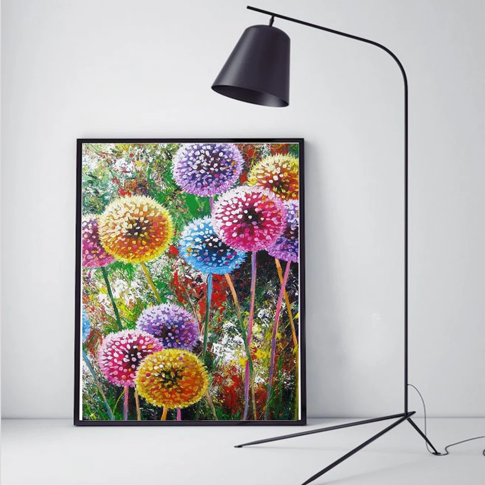 Алмазная вышивка Evershine Одуванчик фотокартина картина кристалл крестиком для