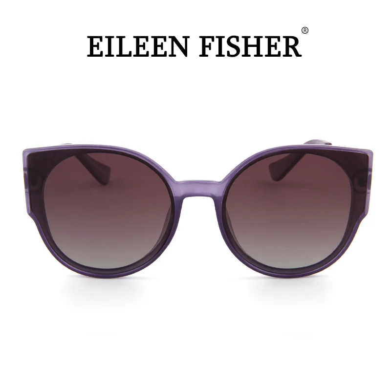 Женские солнцезащитные очки кошачий глаз EILEEN FISHER квадратные в стиле ретро
