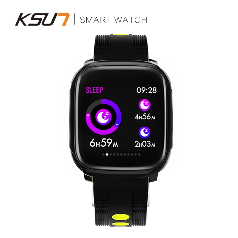 KSS718 1,3 дюймов полный сенсорный экран 3D Dymanic UI монитор сердечного ритма кровяного давления контроль музыки погода толчок Смарт часы браслет