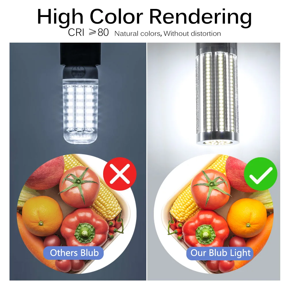 

Corn Bulb Power Saving 15-100W Warm White E27 For Outdoor Playground Warehouse Accessories Decoration Aluminum LED Light