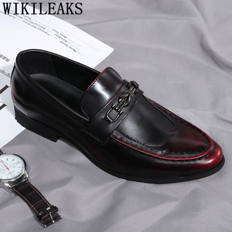

Loafers Oxford Elegant Shoes For Men Wedding Shoes Men Brogues Leather Shoes Men Coiffeur Zapatos De Hombre