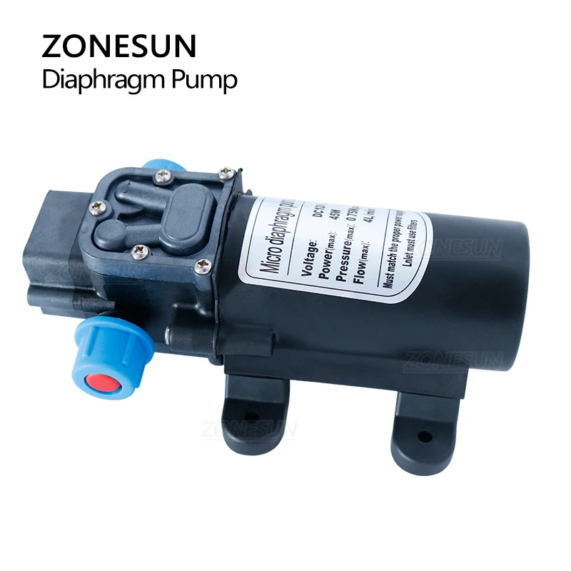Мембранный Водяной насос ZONESUN для разливочной машины маленький безопасный