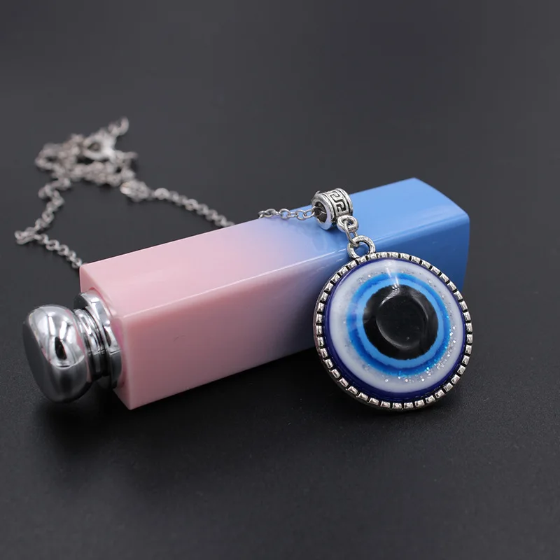 

2021 New Trends Blue Evil Pendants Necklace for Women Men Vintage Monster Chain Necklace Cool Stuff Fashion Jewelry Accessories