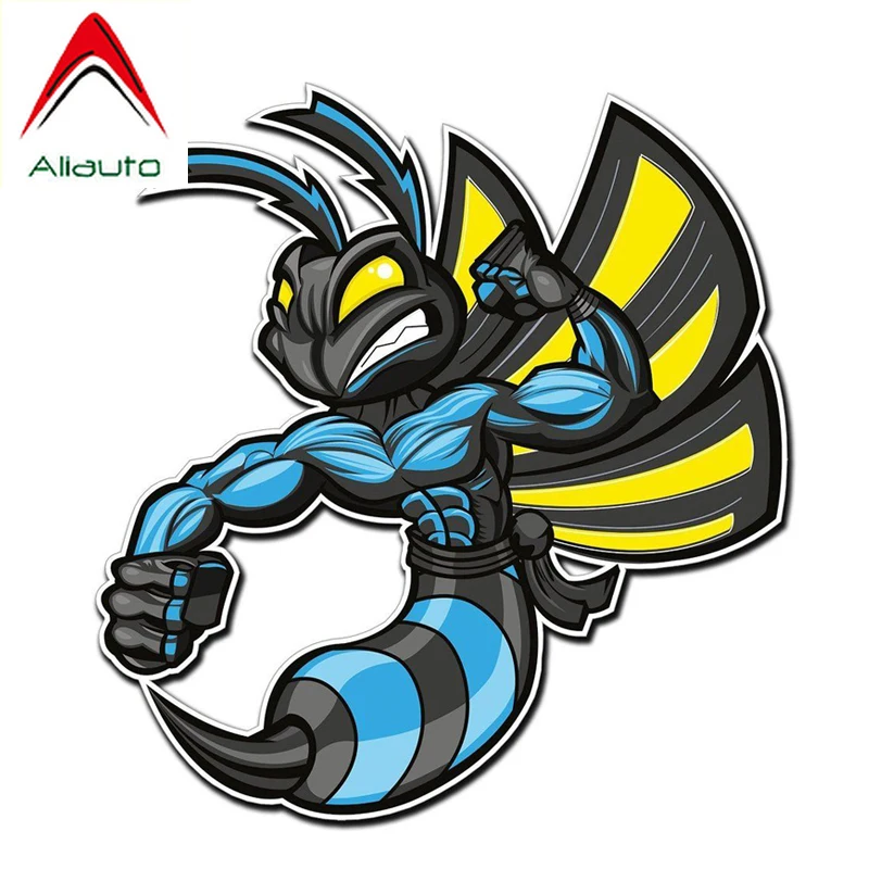 Забавные мультяшные автомобильные наклейки Aliauto Hornets цветные декоративные ПВХ