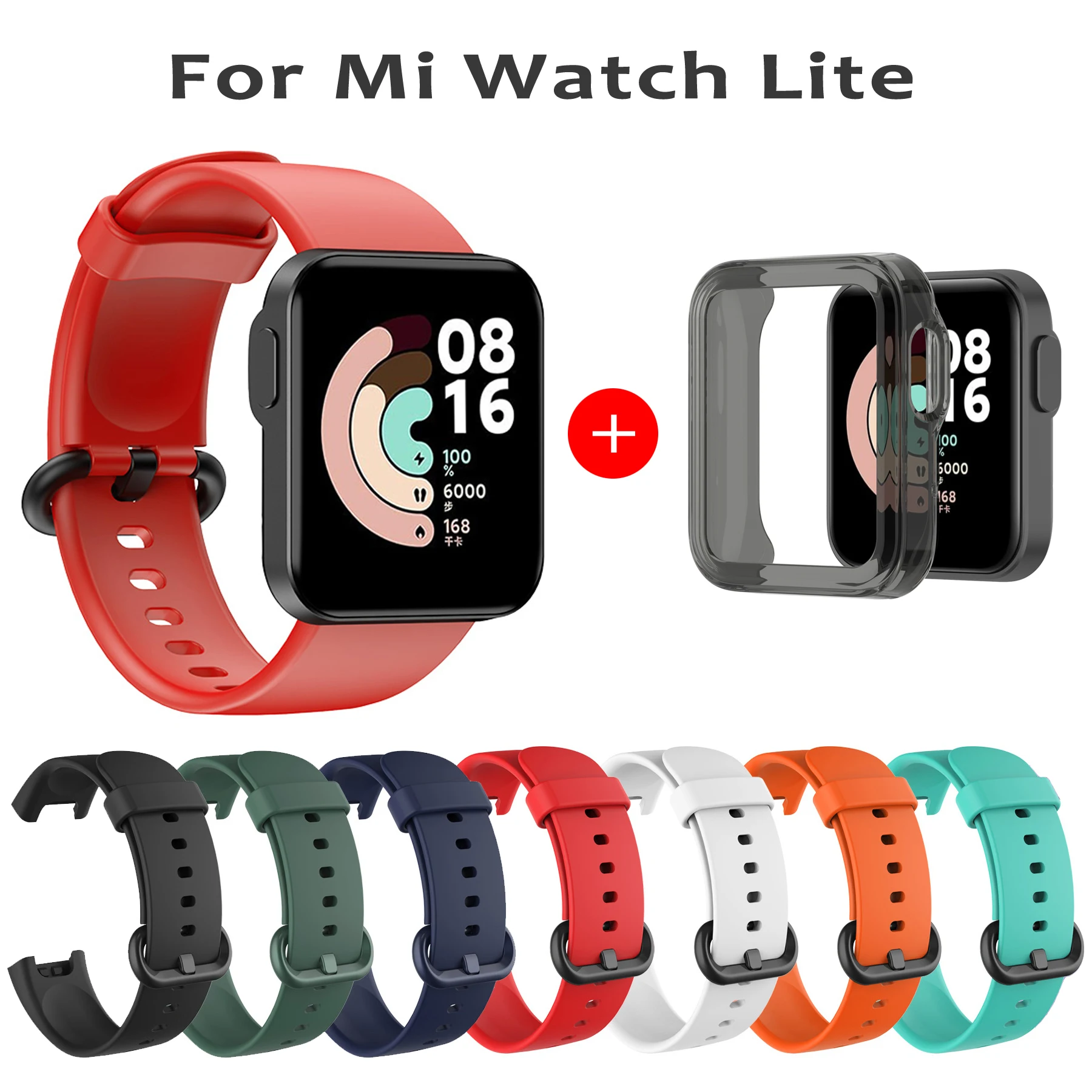 

Strap for XiaoMi Mi Watch Lite Sport Silicone Band For Mi Watch Lite Smart Belt Wristband Bracelet Replacement