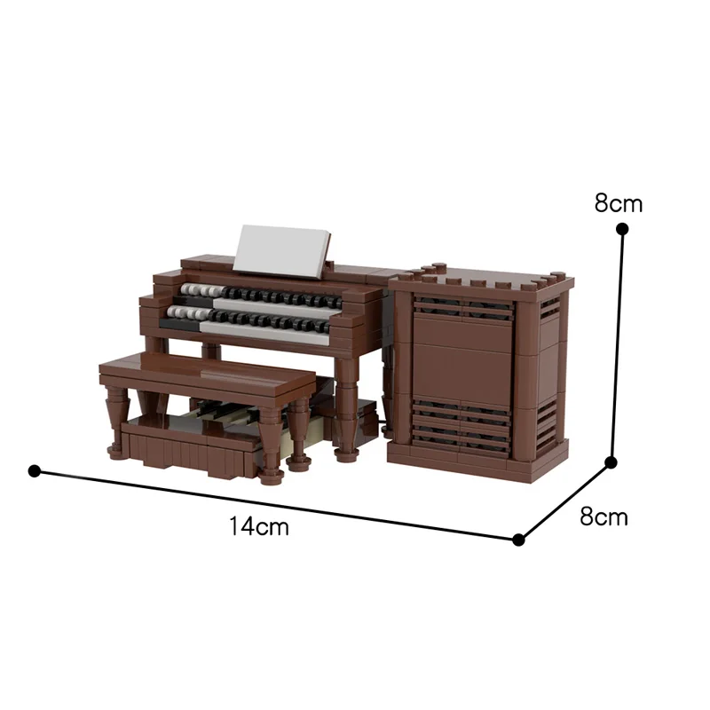 

Hammond B3 MOC Building Blocks Bricks Creative Organ Model Gifts Collection Toys For Children Kids Gifts Decoration 220 PCS