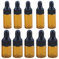 100pcslot empty 1ml 2ml 3ml 5ml essential oils bottle with dropper amber glass dropper bottle mini essential oil travel bottle