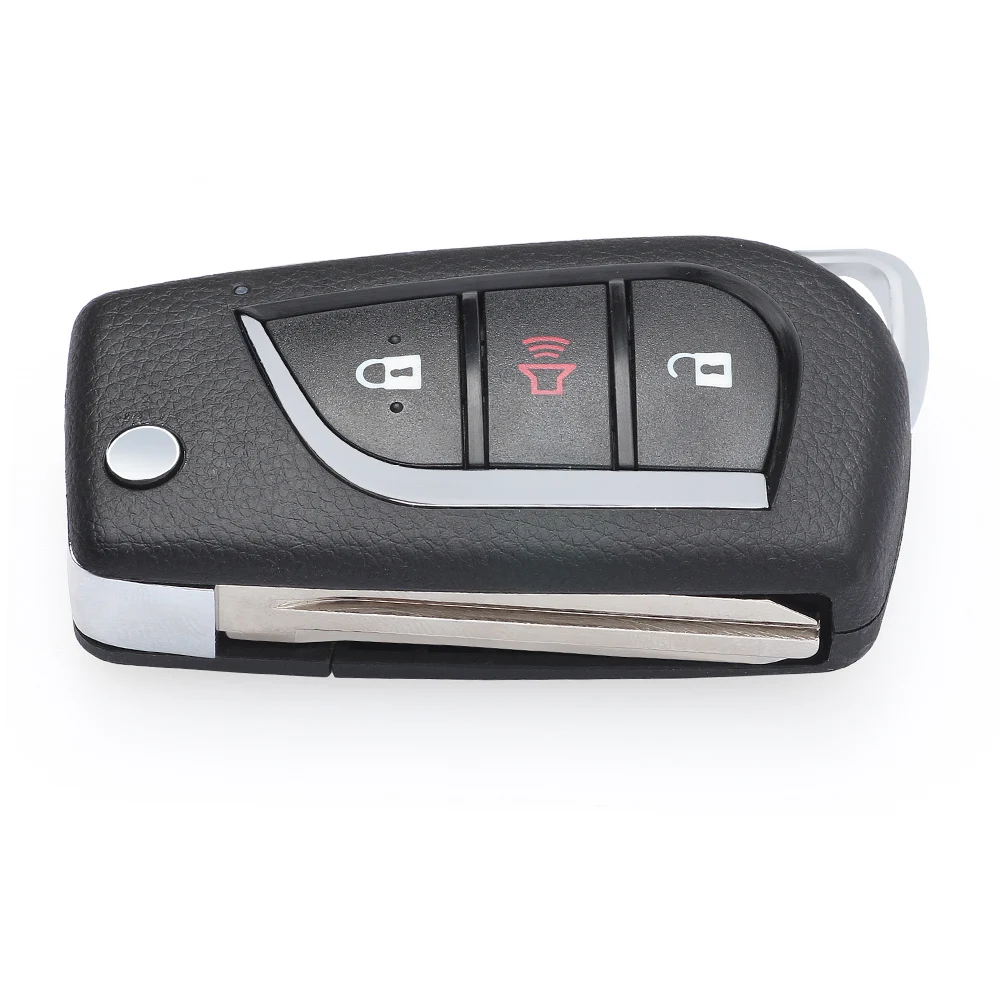 KEYECU для Toyota Rav4 Yaris Scion xB 2008 2009 2010 обновленный дистанционный ключ с 3 кнопками 4D67 чип