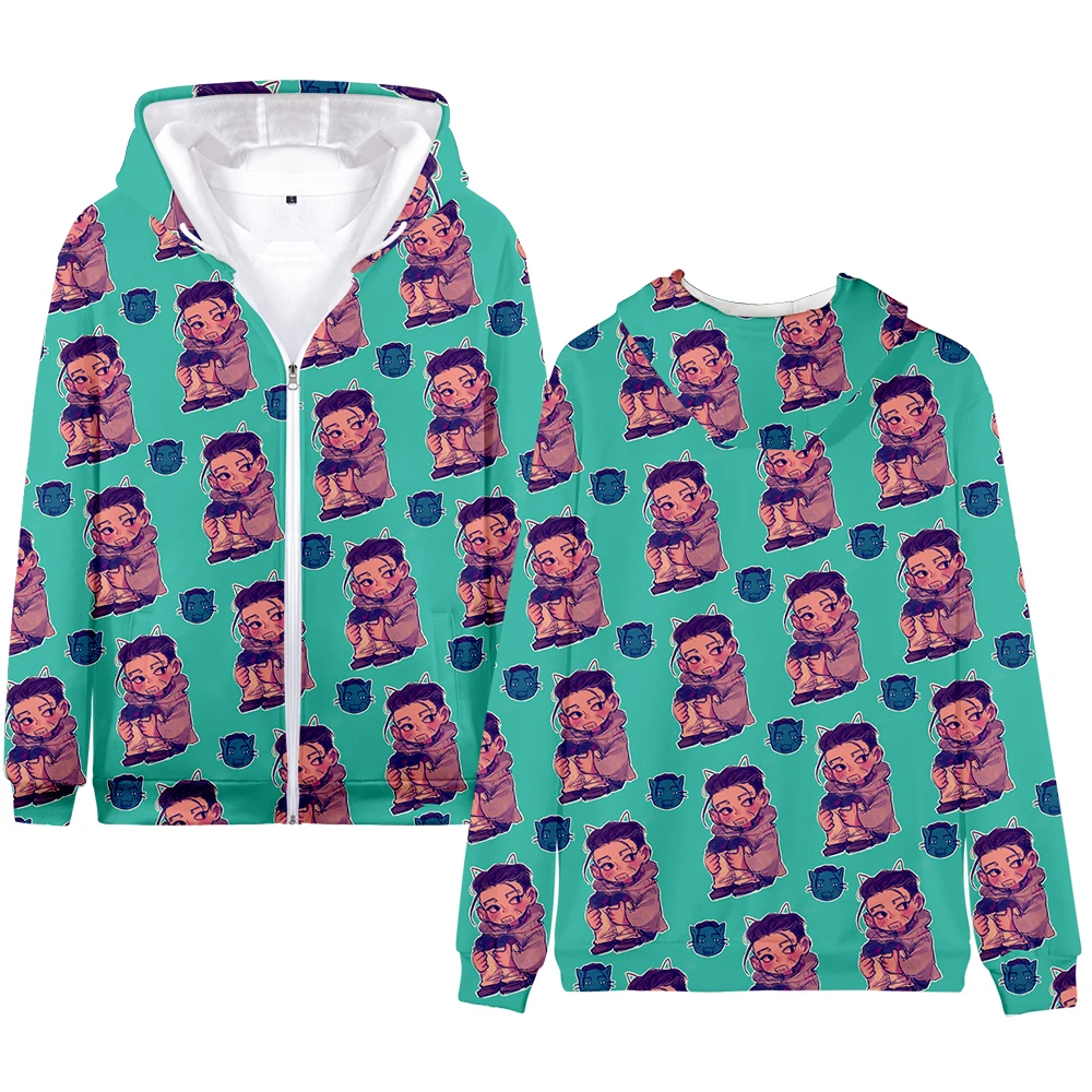 

Creative Novelty 3D GOLDEN KAMUY Cosplay kids Hoodie Volleyball Boy Zip up Hoody Full Sleeve Casual Oversized men's Sweatshirt