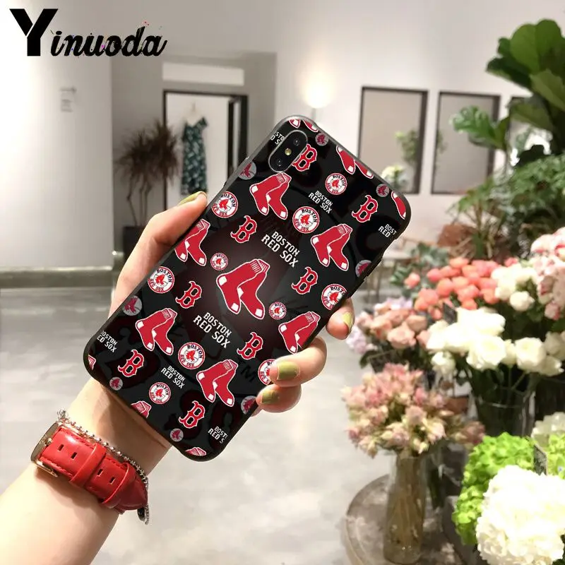 A13 Yinuoda New York Yankees Boston Red Sox бейсбольный Телефон чехол для iphone 8 7 6 6S Plus 5 5S SE XR X XS MAX 11pro max Coque Shell - Цвет: A13