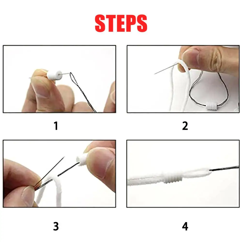 100 ПК Маска силиконовые жгутовые застежки переключение затягивающий шнурок