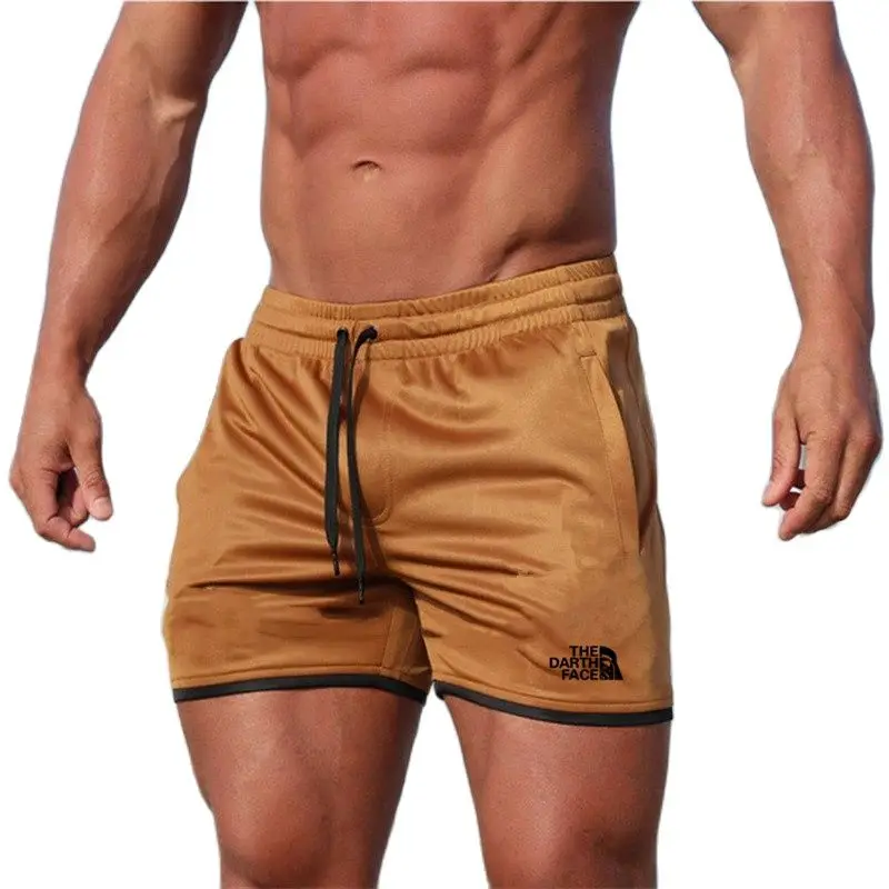 

2021 New summer print running shorts men's sports jogging sports shorts men's gym quick-drying football sports shorts men