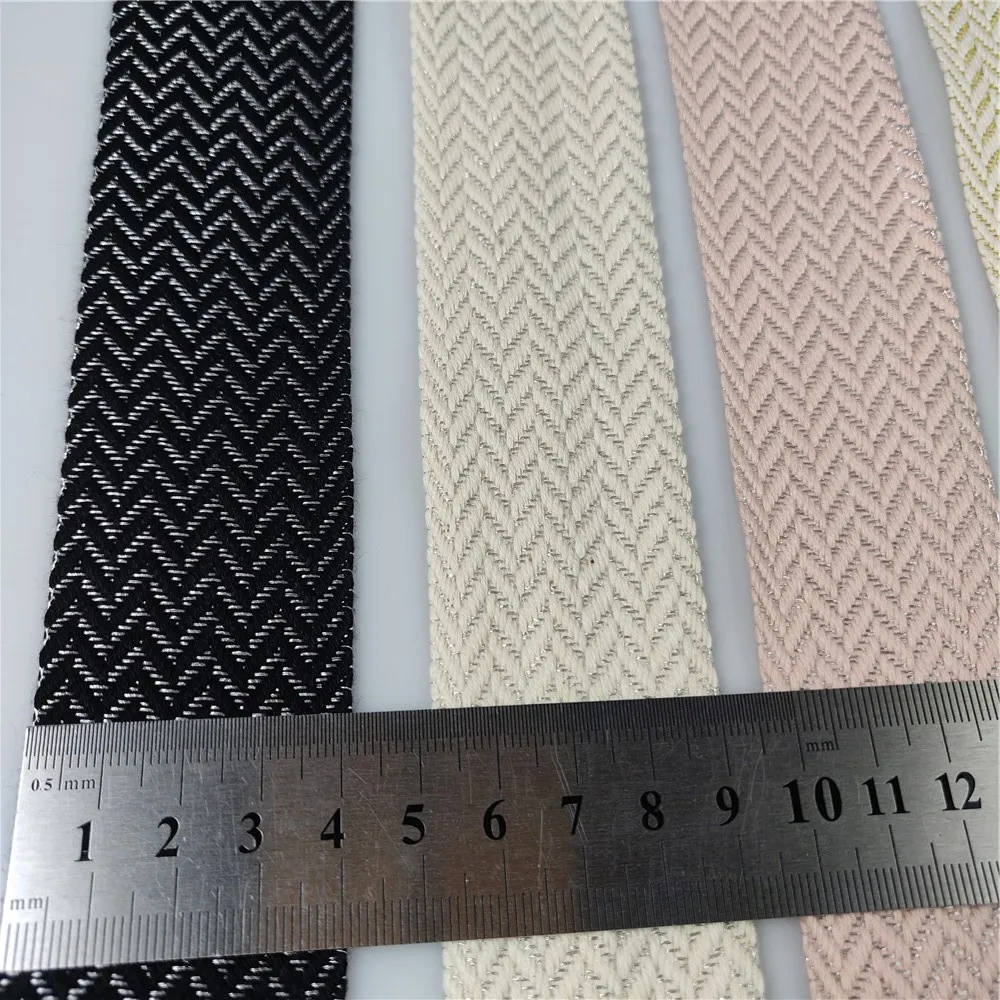 Лента хлопковая 1 м ширина 40 мм тонкая мягкая лента материал для шитья ремня сумки