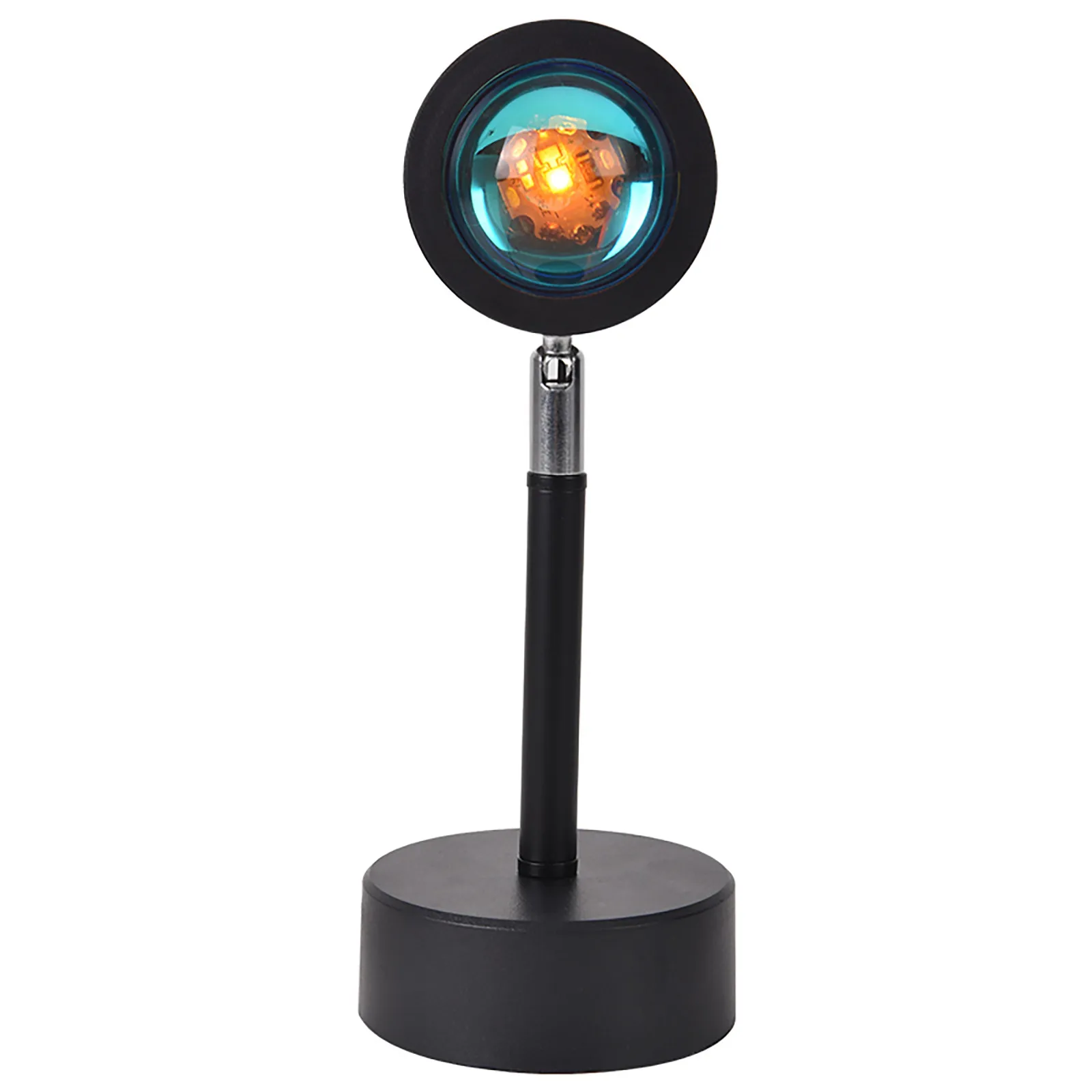 

Led Light Rainbow Sunset Projection 180 Degree Rotation Rainbow Projection Lamp For Home Party Living Room Bedroom Lamps QW