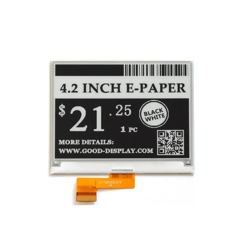 4 2 дюймовый E Paper Display SPI интерфейс Eink Panel| |