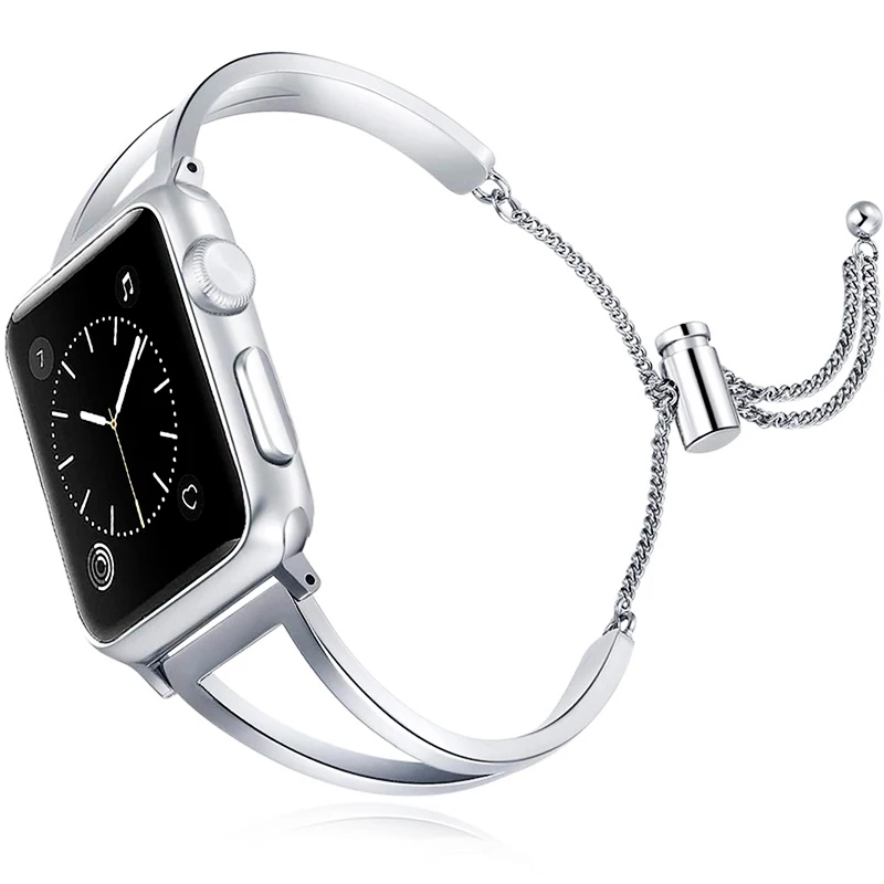 Аксессуары для часов apple watch band 40 мм 38 44 42 iwatch 5/4/2/1 браслет из нержавеющей стали
