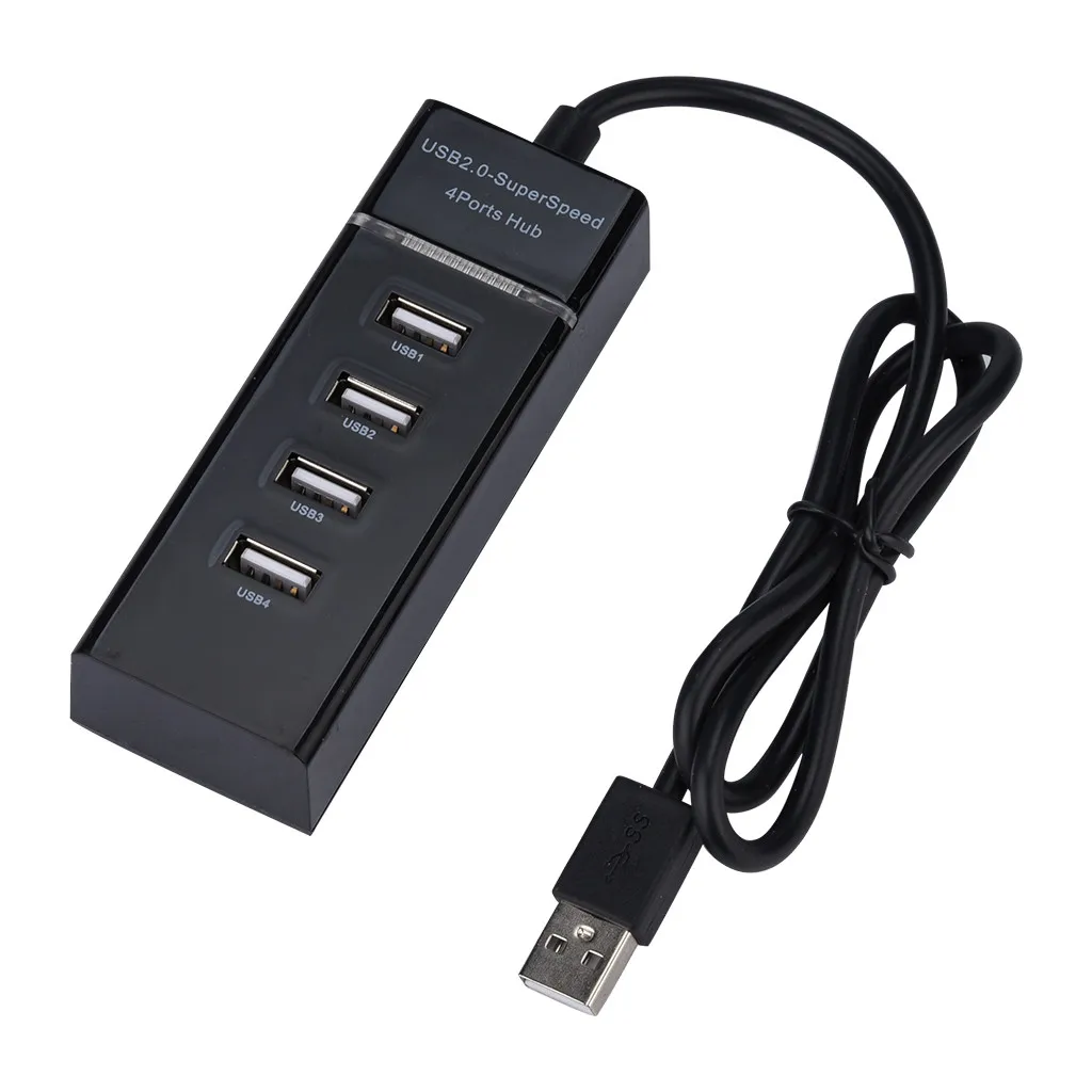 USB хаб с светодиодный портами и светодиодной подсветкой 480 Мбит/с|USB-хабы| |